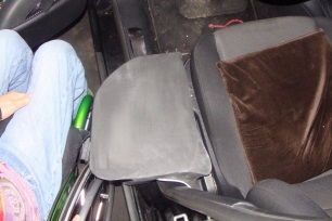 Transferblock im Auto